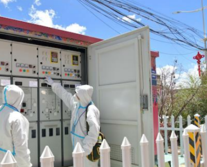 鋁合金手扳葫蘆協(xié)助西藏電網(wǎng)為核酸檢測點接電