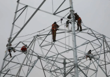 鋁合金起重滑車參與通化電力線路架設(shè)作業(yè)